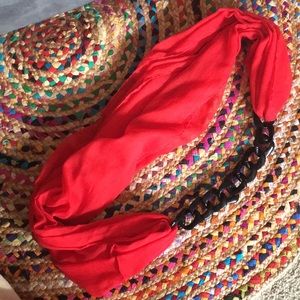 Charming Charlie Red Scarf